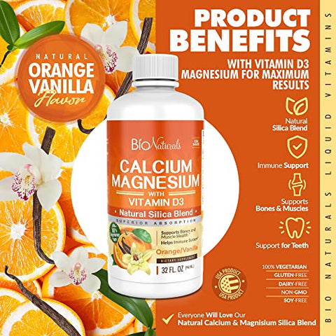 Calcium – Suplemento de Cálcio Natural em Cápsulas – Fortaleça seus ossos e dentes – 100% Natural – Alta Absorção – 60 cápsulas - Bio Naturals