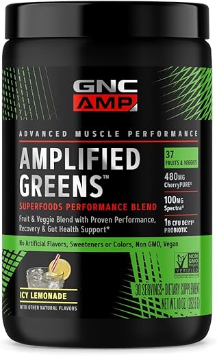 Superfoods Amplified Greens Limonada Gelada – 500g - GNC