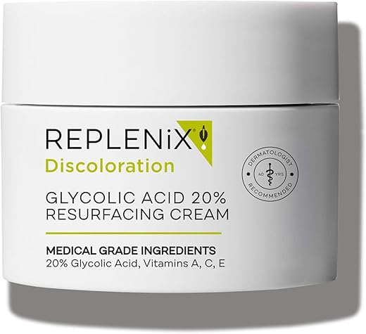 Creme Replenix Ácido Glicólico 20% Resurfacing, Hidratante – 50g