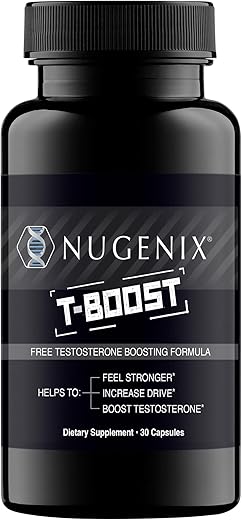 T Boost – Suplemento impulsionador de testosterona grátis para homens, 30 unidades - Nugenix