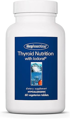 Nutrição para a Tireoide com Iodoral – Suporte para a Tireoide Masculina – 60 cápsulas - Allergy Research Group
