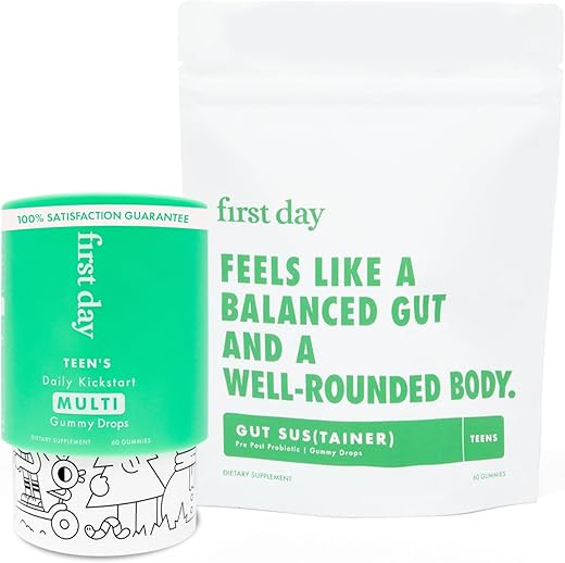 Teens Gomas Tribiotic – Pré, Pós, Probióticos | 60 g - FIRST DAY