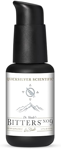 Dr. Shade’s Bitters No. 9 – Bitters Digestivos – Digestivos Lipossomais de Ação Rápida com Cardo Mariano e Bardana - Quicksilver Scientific