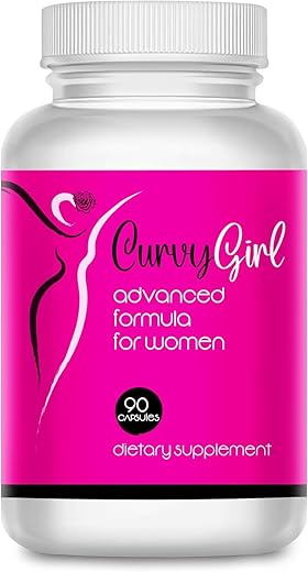 XENXNUTRA LABS - Pílulas para Ganho de Peso Feminino Curvy Girl – Aumento de Quadril e Seios para Mulheres – Tenha Curvas Rápidas – Preencha suas Calças Jeans e Entre no Maiô sem Cirurgia ou Enchimento – 90 cápsulas