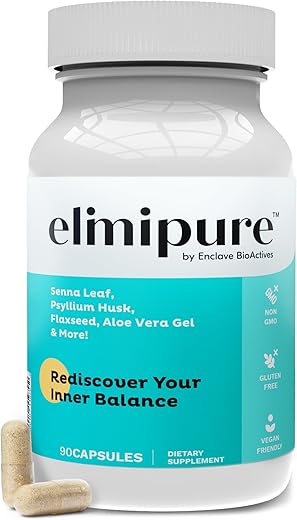 Elimipure - Limpeza Intestinal Gut Cleanse – Fórmula Poderosa para Desintoxicar o Organismo | Marca em Destaque