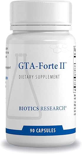 GTA Forte II – Suporte para Glândulas Endócrinas, Equilíbrio Hormonal Ótimo. Contém Glândulas Suínas, Elementos Traços de Zinco e Selênio - Biotics Research