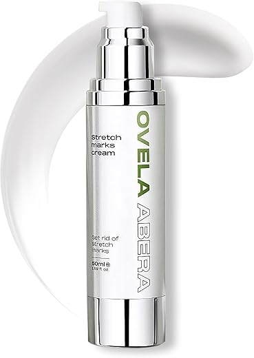 ABERA - Creme Abera Ovela para Estrias na Gravidez e Flutuações de Peso, Tratamento de Estrias na Gravidez, Remoção Profunda de Estrias, Todos os Tipos de Pele, 50 ml
