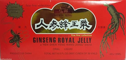 Ginseng Royal Jelly - Extrato 3 Caixas (90 Frascos) – Marca: Máxima Eficiência – 2700 ml/g