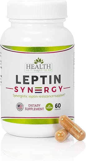 Health As It Ought To Be - Leptin Syn3rgy: Cápsulas de Chá Verde, Manga Africana e Ginseng | Saúde Como Deve Ser | 60 Cápsulas