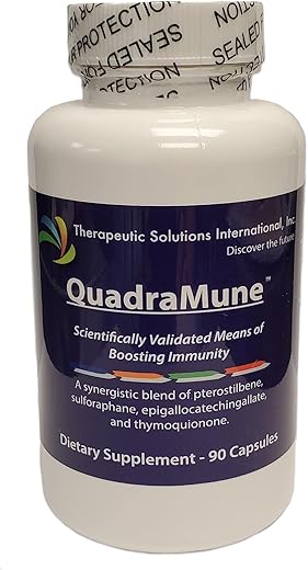 QuadraMune - Suplemento Dietético Natural Multi-Patenteado para Suporte Imunológico com uma Mistura Sinérgica de Pterostilbeno, Extrato de Broto de Brócolis e Extrato de Chá Verde – Marca em Destaque