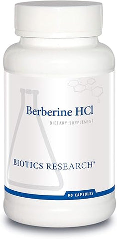Berberine HCl – Suplemento Botânico, Apoia Colesterol Saudável 90 Cápsulas - Biotics Research