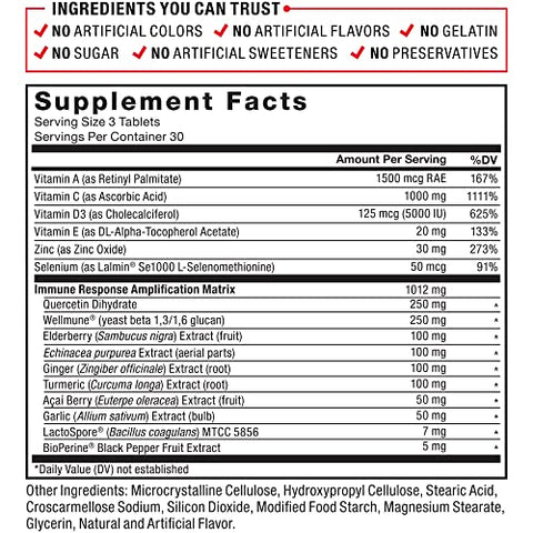 Force Factor - FORCE FACTOR Immunity: Reforço Imunológico com Sabugueiro e 1000mg de Vitamina C, Além de Vitamina D, Zinco, Probióticos, Antioxidantes e Equinácea para Defesa da Saúde Imunológica