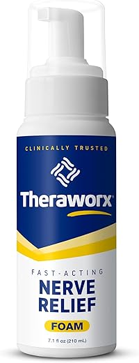 Alívio Rápido de Nervos Agitados – Espuma para Alívio de Desconforto Nervoso – 200 ml – 1 Unidade - Theraworx