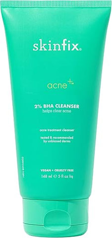 Acne BHA Cleanser: Limpeza Profunda dos Poros em Vários Níveis  Skinfix - Skinfix