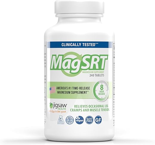 Suplemento de Magnésio Jigsaw Health MAG SRT com Vitamina B6 e Ácido Fólico  Jigsaw Health | Aumente sua visibilidade nos mecanismos de busca