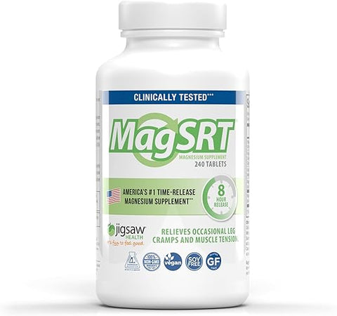 Suplemento de Magnésio Jigsaw Health MAG SRT com Vitamina B6 e Ácido Fólico  Jigsaw Health | Aumente sua visibilidade nos mecanismos de busca