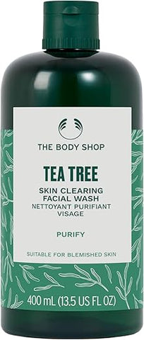 Tea Tree Facial Wash Purificante para Pele com Imperfeições – Vegano – 400ml - The Body Shop
