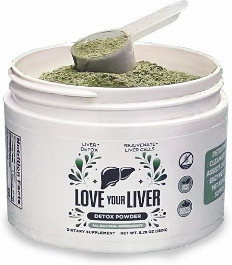 Love Your Liver - Detox Cleanse Powder – 42 Porções de Limpeza do Fígado Detox | Pó Detox para Limpeza do Fígado – 42 Porções | Marca em Destaque