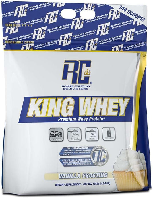 Whey Concentrate Isolate – Shake Pré-Treino para Suporte Muscular Magro – Baixo Açúcar – Mulheres – 100% Proteína em Pó - Ronnie Coleman Signature Series