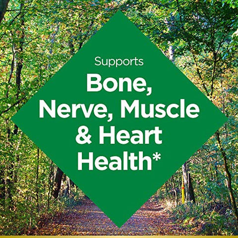 Nature's Bounty - Nature’s Bounty Gomas de Citrato de Magnésio para Adultos – Saúde Geral, Óssea, Nervosa, Muscular