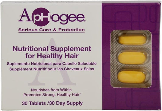 Aphogee - ApHogee – Suplemento Vitamínico para Cabelos Saudáveis 30 Comprimidos