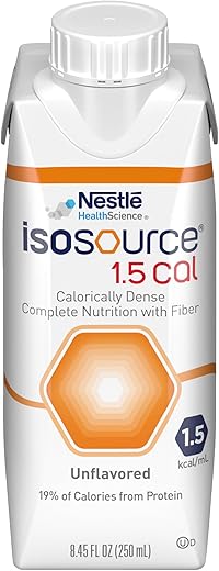 Complete Nutrition 1.5 Calorias Concentradas, Sem Sabor, 250 ml (Pacote com 24) - Isosource