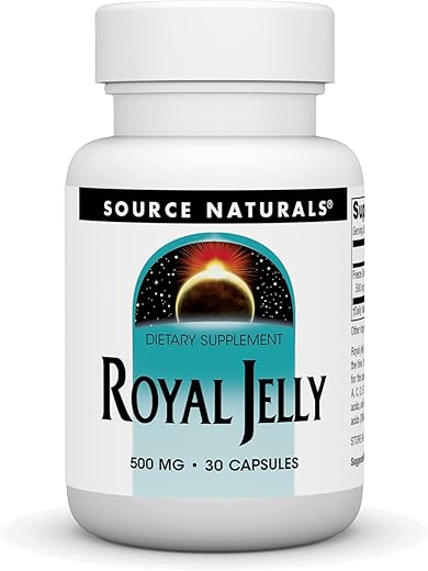 Geléia Real, 500mg, 60 Cápsulas – Potencialize sua saúde com a Geléia Real da Source Naturals - Source Naturals
