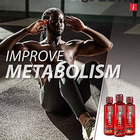 L-Carnitine LS3 3000 – Líquido com Acetil L-Carnitina, L-Tartarato de L-Carnitina, Pré-Treino sem Estimulantes, Zero Calorias, Açúcar, Glúten, Amigo da Dieta Keto - iSatori