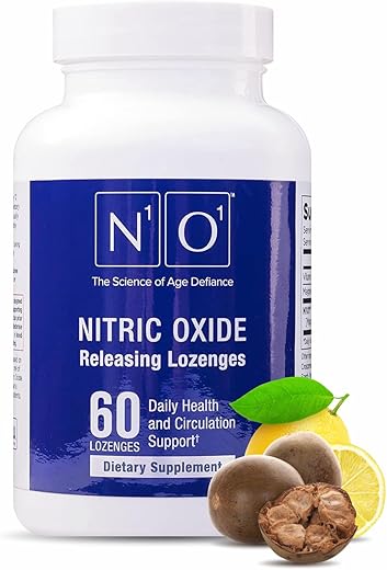 N1O1 - Suplemento de Óxido Nítrico em Pastilhas para Saúde Cardíaca, Potencializador de Óxido Nítrico para Homens | Marca: [Nome da Marca]