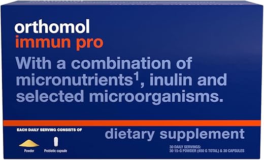 Immun Pro: Suplemento de Suporte Imunológico, 30 Dias, Vitaminas A, B, C, D, E, Zinco, Iodo - Orthomol
