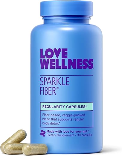 Suplemento de Fibra Sparkle para Saúde Digestiva | Pó de Casca de Psyllium | Suporta Regularidade | 100g - Love Wellness