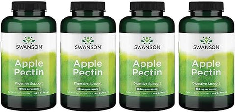 Pectina de Maçã 300mg 250 Cápsulas (4 Pacotes) – Compre Agora! - Swanson