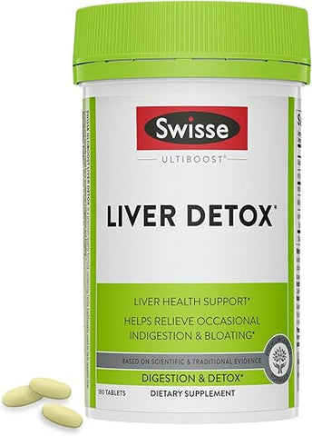 Detox Fígado com Cardo de Leite – Limpeza e Desintoxicação do Fígado – 60 Cápsulas - Swisse