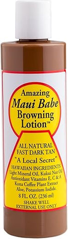 Maui Babe - Loção Bronzeadora e de Bronzeamento Maui Babe 8 Onças (Pacote com 2) –