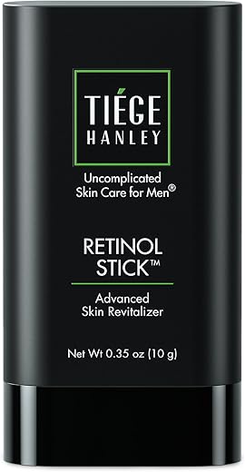 Retinol Stick para Homens – Bastão de Retinol Anti-Envelhecimento com Ácido Hialurônico | Marca Tiege Hanley - Tiege Hanley
