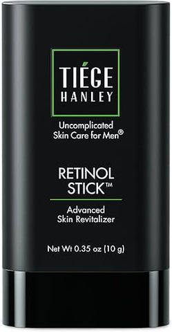 Retinol Stick para Homens – Bastão de Retinol Anti-Envelhecimento com Ácido Hialurônico | Marca Tiege Hanley - Tiege Hanley