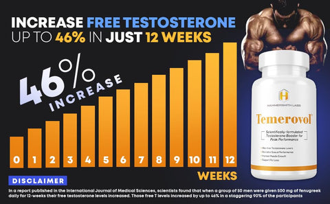 Hammersmith Labs - Temerovol – Suplemento Masculino – Aumenta Energia e Força – Marca Líder em Resultados