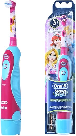 Oral-B - Escova de Dentes Elétrica Braun ORAL-B 4510K Stages Power para Crianças [DisneyPrincess]