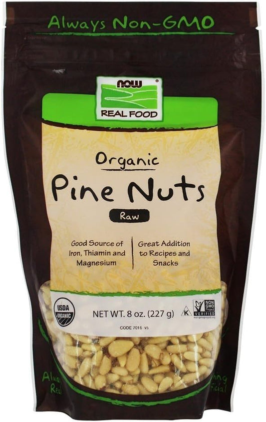 Pinhões Orgânicos – 227g – Embalagem - NOW Foods