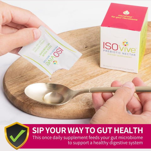 ISOThrive - ISOVive – Suplemento Líquido Prebiótico (30 Dias) Alívio Natural de Azia e Inchaço – Fibra Diária Naturalmente Fermentada – Anteriormente