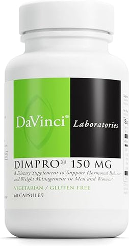 Labs DimPro 150 mg – Suporte Hormonal Masculino para Equilíbrio Hormonal – 150 g - DAVINCI