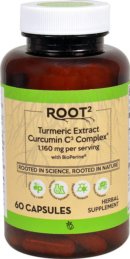 Vitacost Brand - Vitacost Extrato de Cúrcuma Curcumina C3 Complex com Bioperina – 1.160 mg por Porção – 60 Cápsulas