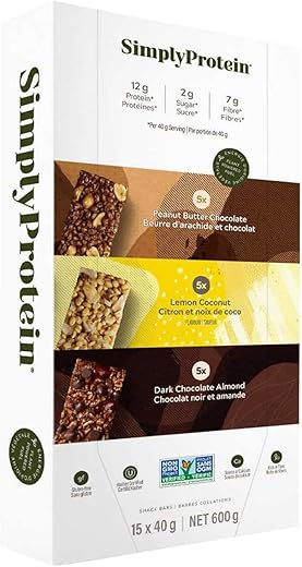 Generic - Barras de Proteína Simply, Pack Variado – Energia e Sabor em um só produto!