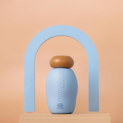 Nemah - Nēmah Loção para Bebês Recém-Nascidos – Loção Calmante para Pele Sensível, Hidratante para Banho do Bebê, Loção Corporal Orgânica para Bebês, Aloe Vera Ativadora, Camomila Actismart