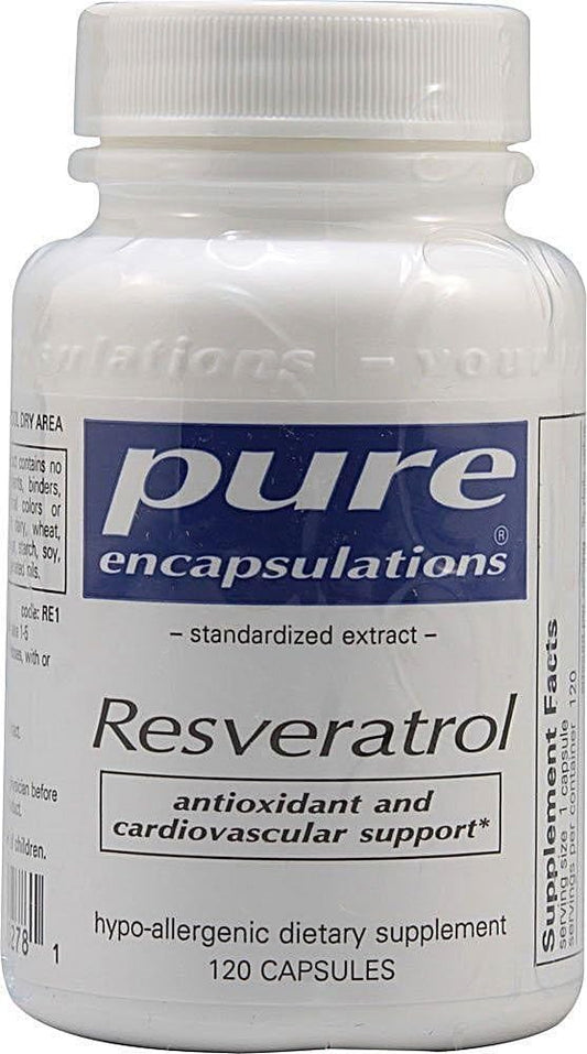 Resveratrol 200 mg 120 cap – Benefícios para a saúde e longevidade - Pure Encapsulations