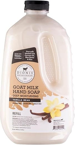 Sabonete Líquido Hidratante Profundo para as Mãos com Leite de Cabra Dionis – Fórmula Concentrada de Hidratação com Manteiga de Karité e Aloe Vera
