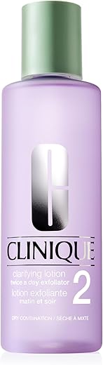 Clinique Loção Esfoliante Facial Clarifying 2 para Pele Seca e Mista – 200ml
