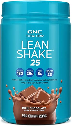 Total Lean Shake 25 – Chocolate Rico (12 Porções) | 25g Proteína por Porção - GNC
