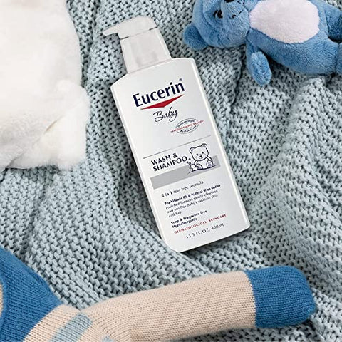 UVUBXT - Eucerin Baby Wash: Higiene suave para a pele do seu bebê – 200ml