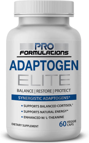 Pro Formulations MD - Adaptogen Elite – Mistura Sinérgica – 60 cápsulas – Equilibra o Cortisol
